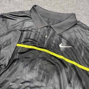Nike Mens Size XL Golf Polo Shirt DriFit Vapor Fog Free Performance EUC
